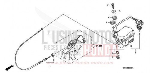 MOTORE SERVO CBR1000RR9 di 2009